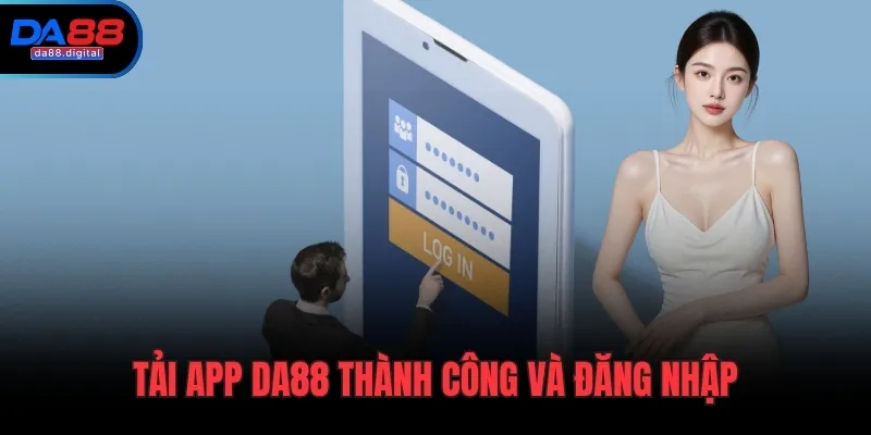 Tải app DA88 thành công và đăng nhập