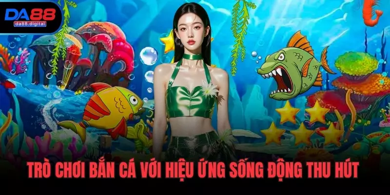 Trò chơi bắn cá với hiệu ứng sống động thu hút