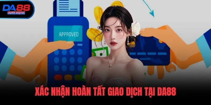 Xác nhận hoàn tất giao dịch tại DA88